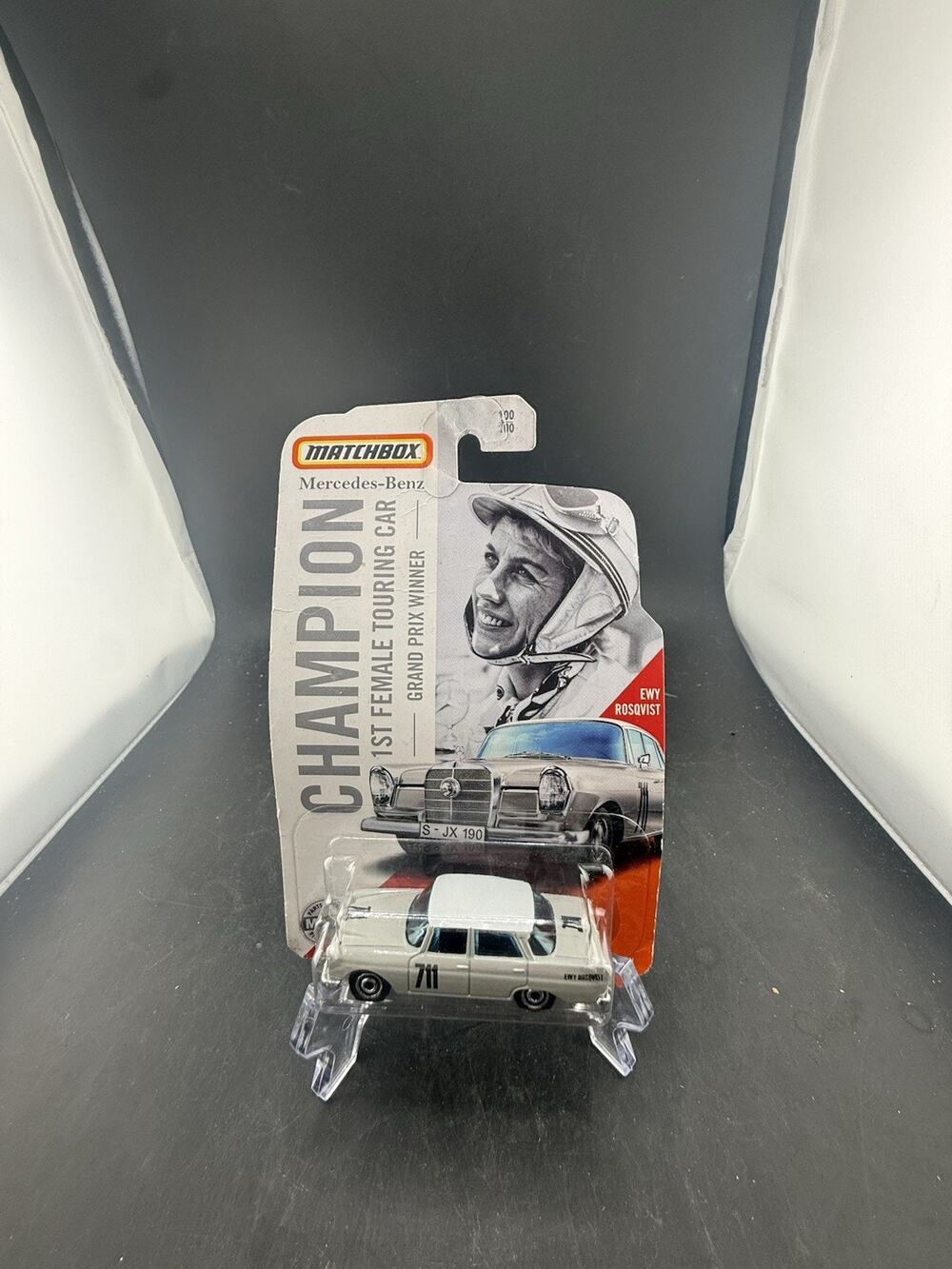 Matchbox 1:64 1962 Mercedes-Benz 220SE Ewy Rosqvist Champion Diecast 100/100